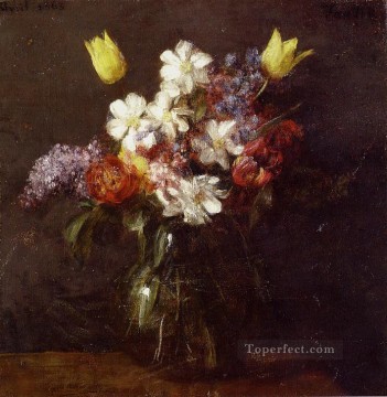 Flowers5 アンリ・ファンタン・ラトゥール Oil Paintings